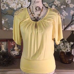 Lemon Yellow Top from by & by Perfect for summer